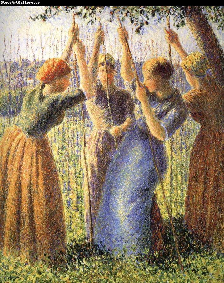 Camille Pissarro Planting scenes